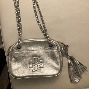 Tory Burch Silver Bag